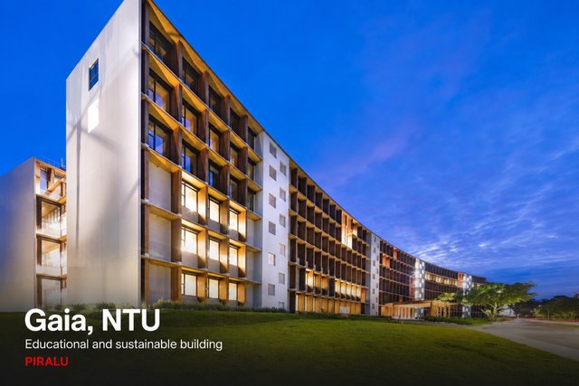 Gaia, the mass-timber academic building at Nanyang Technological University, served by Kingspan PIRALU ductwork.