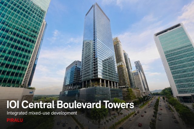 IOI Central Boulevard Towers in Singapore's Marina Bay district, served by Kingspan PIRALU ductwork.