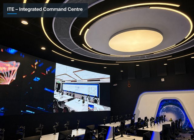 The Integrated Command Centre at ITE.
